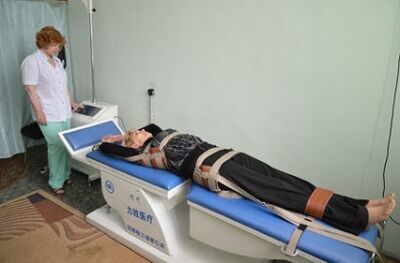 traction vertébrale pour l'ostéochondrose thoracique