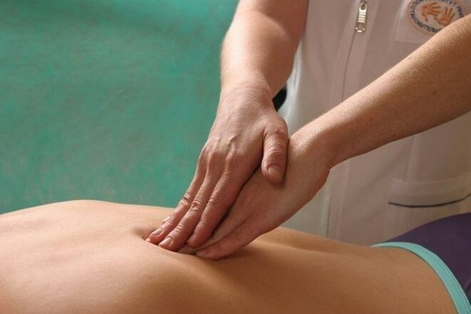 Massage d'ostéochondrose